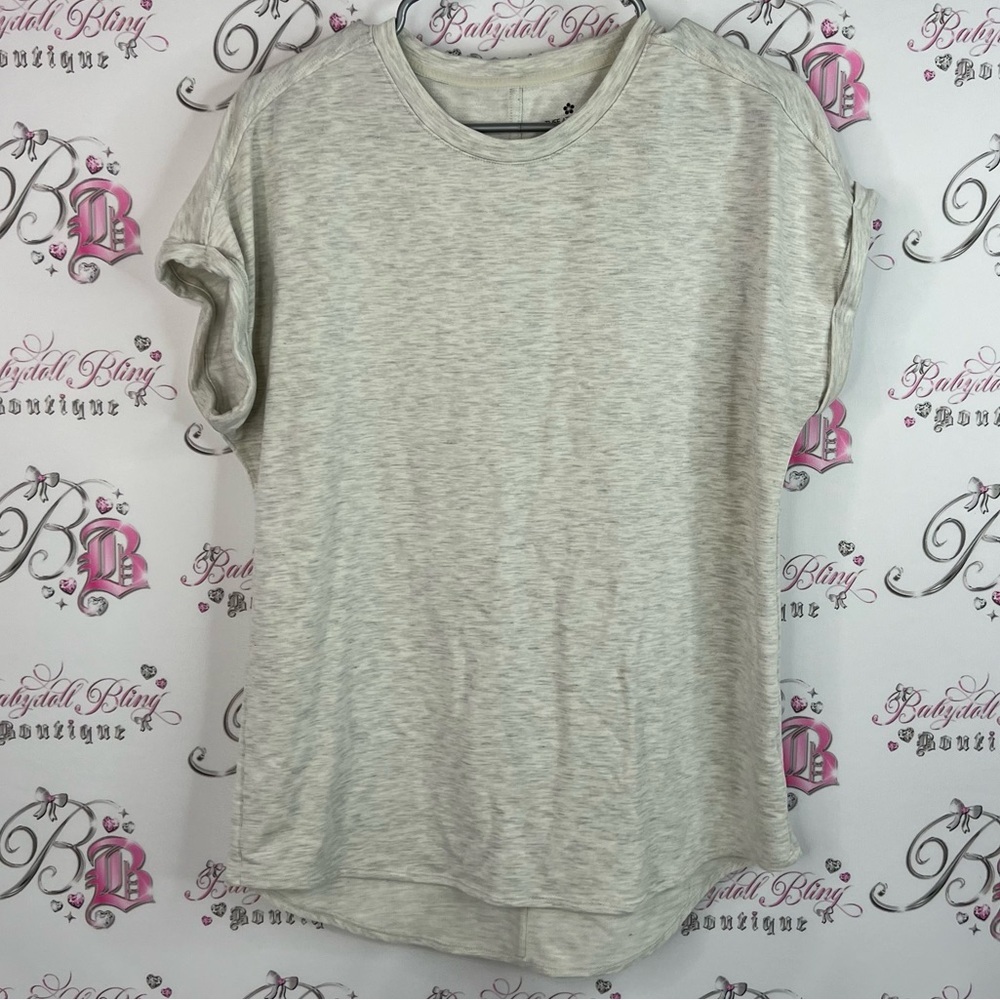 Tuff Athletics tshirt tee heathered stretch Light Gray Short Sleeve Tee